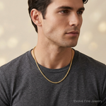10k 2.75mm Extra-Light D/C Rope Chain - Model Shot