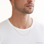 10k .7mm Box Chain - Model Shot