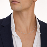 10k WG 1.1mm Box Chain - Model Shot