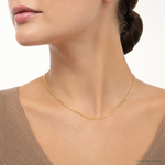 10K 3.1mm Lightweight Flat Cuban Chain - Model Shot