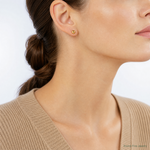 Leslie's 10K Polished Ball Post Earrings - Model Shot