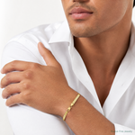 10k 5.5mm Silky Herringbone Chain - Model Shot