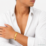 10K 10mm Silky Herringbone Chain - Model Shot