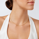 14k .6 mm Carded Cable Rope Chain - Model Shot