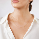 Leslie's 14K .8mm Loose Rope Chain - Model Shot