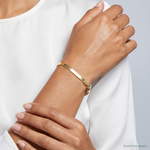Leslie's 14k 3mm Silky Herringbone Chain - Model Shot