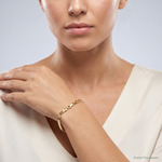Leslie's 14k 4mm Silky Herringbone Chain - Model Shot