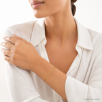 14k 4.3mm Semi-Solid Curb Chain - Model Shot