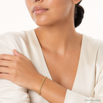 14ky 3.0mm Semi-Solid Rope Chain - Model Shot