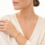 14ky 4.25mm Semi-Solid Rope Chain - Model Shot