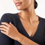 14k 4.5mm Semi-Solid Miami Cuban Chain - Model Shot