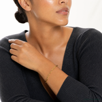 14k 3.0mm Semi-Solid Beveled Paperclip Chain - Model Shot