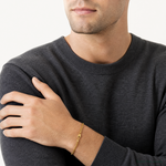 14k 1.5mm Box Chain - Model Shot