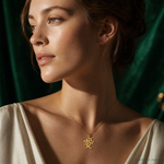 14k Love Symbol Charm - Model Shot