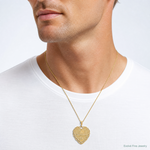 14k Reversible 50th ANNIVERSARY Charm - Model Shot