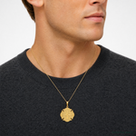 14k FIRE RESCUE Pendant - Model Shot