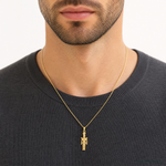14k Polished 3-D Toy Soldier Pendant - Model Shot