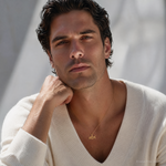 14k PAPA Charm - Model Shot