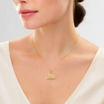 14k FIREMAN'S DAUGHTER Charm - Model Shot
