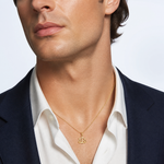 14k 3-D Libra Zodiac Charm - Model Shot