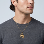 14k 3-D Scorpio Zodiac Charm - Model Shot
