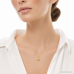14k Apple Charm - Model Shot