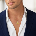 14K 3D Adirondack Beach Chair Pendant - Model Shot