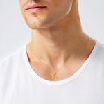 14k Chihuahua Dog Pendant - Model Shot