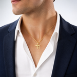 14k Chai Pendant - Model Shot
