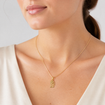 14k Polished Santa Charm - Model Shot