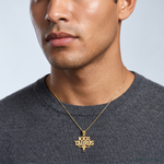 14K 100% TAURUS Zodiac Charm - Model Shot