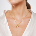 14K Dragon Pendant - Model Shot