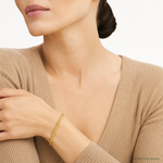 14k 3.5mm Semi-solid D/C Rope Chain - Model Shot