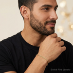 14k 2.5mm Ultra D/C Rope Chain - Model Shot
