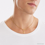 Leslie's Sterling Silver Gold-plated Adjustable 1.5mm Round Box Chain - Model Shot