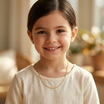 14k Madi K Child's Rope Chain - Model Shot