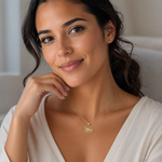 14K SWIM MOM w/Swimmer Charm - Model Shot