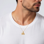 14k I HEART MY DOG Charm - Model Shot