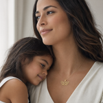 14K FOOTBALL MOM Charm - Model Shot