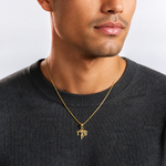 14k LPN Symbol Pendant - Model Shot