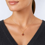 14K 3-D w/Enamel Green Gift Box w/Red Bow Charm - Model Shot
