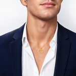 14K Heart w/ Lace Trim Charm - Model Shot