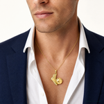 14K 2-D Soccer Shoe Kicking Ball Charm - Model Shot