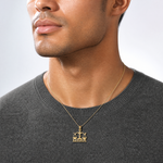 14K LIBRA Zodiac Charm - Model Shot