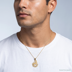 14K SAGITTARIUS Zodiac Charm - Model Shot