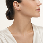 Leslie's 14K Polished Butterfly Post Earrings - Model Shot