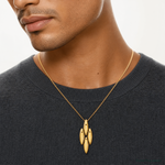 Leslie's 14K Polished Fancy Pendant - Model Shot