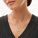 Sterling Silver Elephant Charm - Model Shot