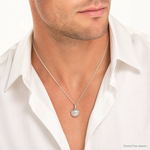 Sterling Silver Basketball Charm - Model Shot