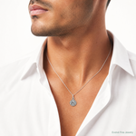 Sterling Silver Antiqued Soccer Ball Charm - Model Shot